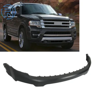 Front Upper Bumper Cover For 2015 16 2017 Ford Expedition Primed W/O Radar Hole Foto 1 de 4