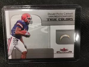2002 FLEER MAXIMUM DONALD RECHE CALDWELL #263 TRUE COLORS #/3500 - Picture 1 of 2
