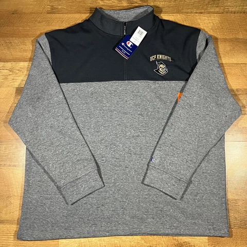 UCF Knights Champion NCAA Men 1/4 Zip Pullover Jacket Men’s Size 2XL New NWT Cover