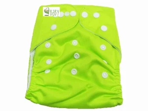 VBaby Fabric Waterproof Adjustable Reusable Cloth Diaper With 1 Cotton Insert - Picture 1 of 4
