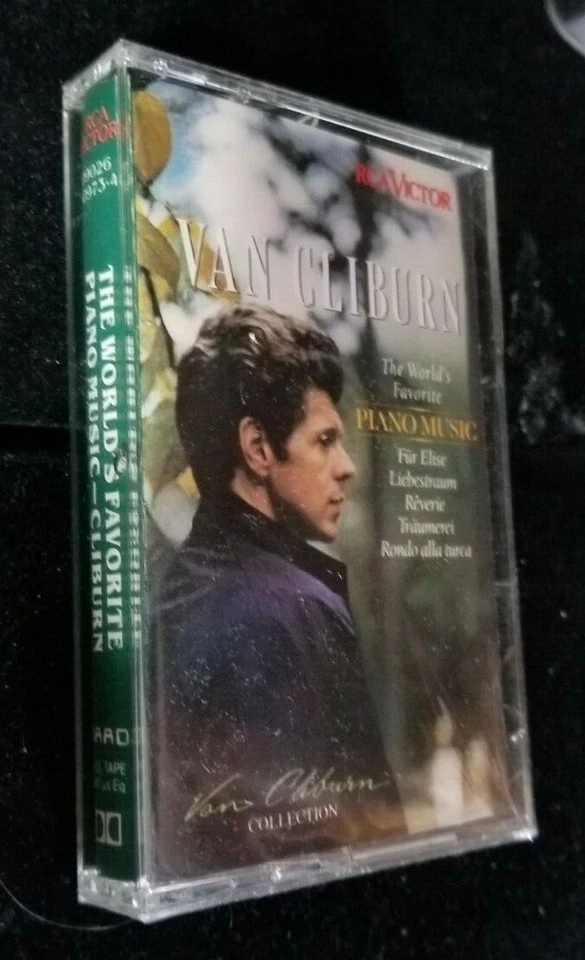 NEW Van Cliburn - The World's Favorite Piano Music (Cassette 1992, RCA) - Image 1 of 1