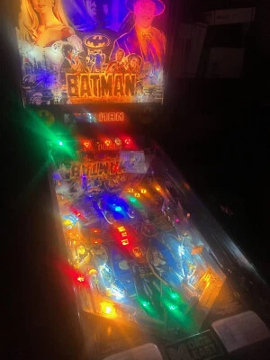 BATMAN NON GHOSTING Lighting Kit custom SUPER BRIGHT PINBALL LED KIT (DATAEAST) - Image 1 of 4