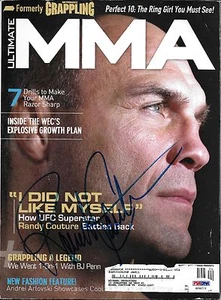 Randy Couture Signed April 2009 Ultimate MMA Magazine PSA/DNA COA UFC Autograph - Picture 1 of 1