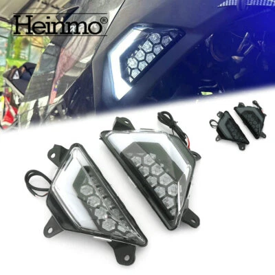 Luz de señal de giro delantera para Ninj 400 650 1000 300 ZX4R ZX4RR ZX6R ZX-25R Z1000SX Foto 1 de 4