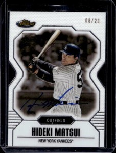 2007 Topps Finest Hideki Matsui Auto Autograph #08/20 Yankees