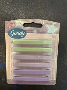 Goody Girls Hair Barrettes 2.5" Pink Yellow Purple 2004 USA Made 02674 fast2Ship - Picture 1 of 3