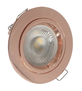 10x plafoniere da incasso GU10 LED oro rosa rame downlight fissi - Foto 1 di 7