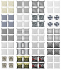 Ambesonne grau Details Kissenbezug 4er Set für Couch und Bett in 4 Größen