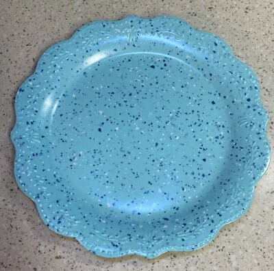 NUEVO - Un (1) Plato de cena de melamina Juliette Teal 10,7" Pioneer Woman Foto 1 de 3