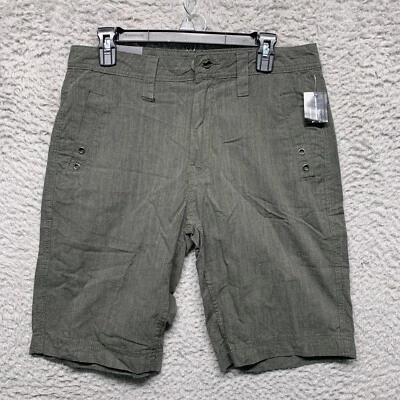 Pantalones Cortos INC Para Hombre Verde Recto Calce Regular Plano Calce Clásico 30 Foto 1 de 4