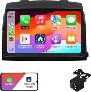 2+32G Android 12 Double Din Stereo for Toyota Sienna '04-'10 w/ 9" Touch Screen - Picture 1 of 7