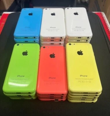 Original Unlocked Apple iPhone 5C 8/16/32GB 5colors usedphone work well Grade A - Image 1 of 4