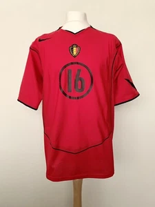 Belgium 2004-2005 home Luigi Pieroni match worn vs Greece Nike football shirt - Picture 1 of 6
