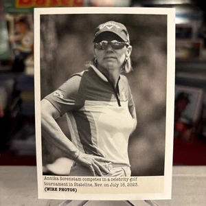 2024 Upper Deck Portfolio Golf Annika Sorenstam RARE Wire Photo ⭐️ MINT - Picture 1 of 2