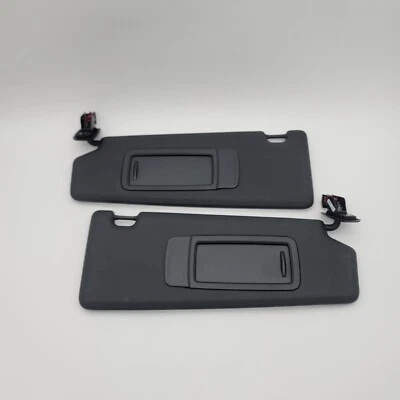 2024 BMW i5 G60 OEM FRONT LEFT RIGHT ILLUMINATED SUN VISOR | BLACK SET - Image 1 of 4