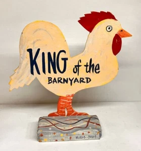 ROOSTER WOOD CUT-OUT -- KING of the Barnyard - Picture 1 of 1