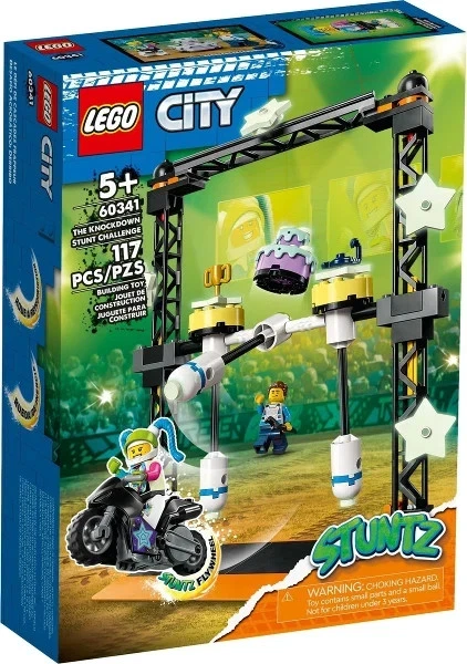 60341 KNOCKDOWN STUNT CHALLENGE city town lego legos set stuntz motorcycle NEW - Image 1 of 1