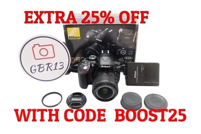 Nikon D5300 24.2MP Camera DSLR with 18-55mm, Shutter Count 3722, V.G.REFURBISHED - Image 1 of 4