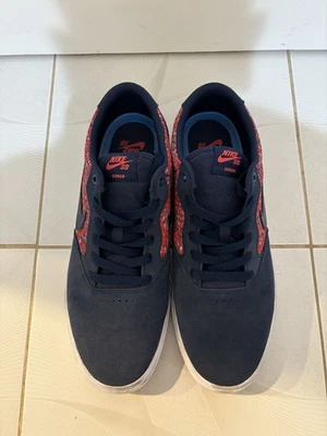 Tenis para hombre Nike SB Chron talla 12 azul marino/rosa/blanco Foto 1 de 4