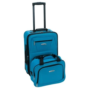 Rockland Fashion Softside Upright Luggage Set, Expandable, Wheel, Telescopic ... - Picture 1 of 5