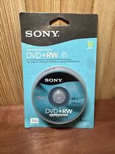 Sony 8 CM DVD Plus RW Spindle Skin Pack 10 Pack 30 min 1.4GB Brand New Sealed