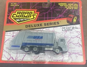 Road Champs Deluxe Series Waste Truck 1994 Die Cast Metal And Plastic NO. 5900 - Picture 1 of 5