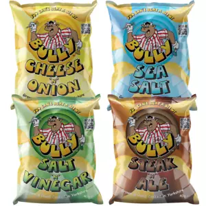 Bullys Crisps gemischte Hülle | 4 Geschmacksrichtungen | 24x40g - Bild 1 von 1