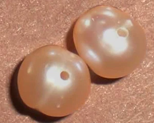 Perlas. Perlas cultivadas. Rosado alternativo. 7-8mm. Hebra 39 cm - Imagen 1 de 1