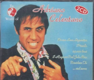 ADRIANO CELENTANO "The World Of Adriano Celentano" Best Of 2CD (ZYX) - Imagen 1 de 2