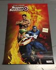 x1 2010 Steve Rogers Super Soldier Poster Submariner Captain America Torch 24x36