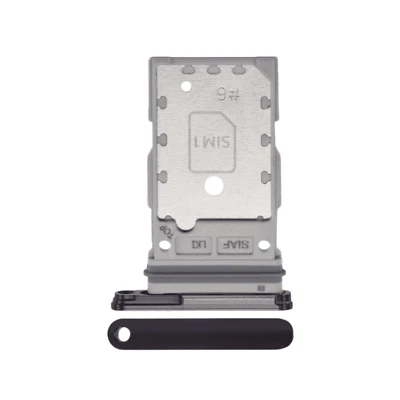 Bandeja Doble Tarjeta SIM Compatible para Samsung Galaxy S23 5G / S23 Plus 5G (Negro) Foto 1 de 4