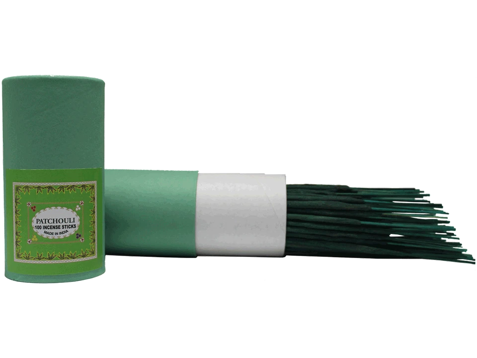 Patchouli Agarbatti 100 Bastoncini di Incenso Flora Aroma Profumo di Incenso - Immagine 1 di 1