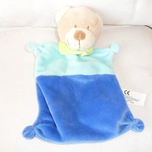 Kuscheltuch Bär Nicotoy - Blau - Bild 1 von 1