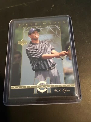 2003 Upper Deck Golf MAJOR CHAMPIONS #MC-34 TIGER WOODS US OPEN PGA - Image 1 of 2