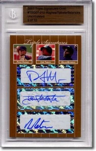 Philip Hughes * Jose Tabata * DELLIN BETANCES * Autograph Rookie Auto BGS #/10 - Picture 1 of 1