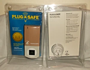 NIP 2 PK Plug&Safe PS8 Home Motion Sensor Security Sensor Activates Light/Radio - Picture 1 of 2