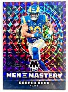 COOPER KUPP 2022 Panini Mosaic MEN OF MASTERY Purple SP 38/49 #MM-12 LA RAMS - Picture 1 of 2