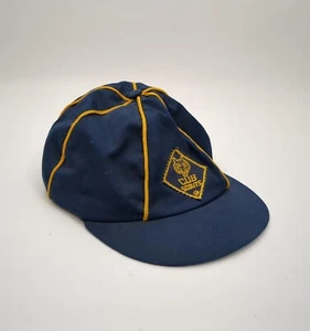 Vintage 1960er Jahre CUB SCOUTS BSA blaugold Uniform MÜTZE Pfadfinder offizielle Wolfskappe - Bild 1 von 7