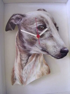 Greyhound / Whippet Dog Wall Clock. New & Boxed. - Picture 1 of 1