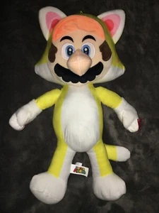 Super Mario 3D World Cat Suit Mario Giant Plush 24" New Licensed Nintendo - Picture 1 of 4