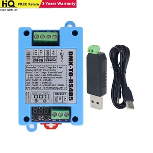 DMX to RS485 Controller and RS485 to DMX Controller with USB Adapter for Stage - Picture 1 of 6