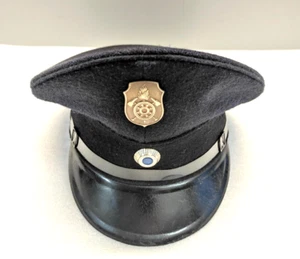 E2) Gorra antigua talla 55 gorra de bomberos bomberos - Imagen 1 de 6