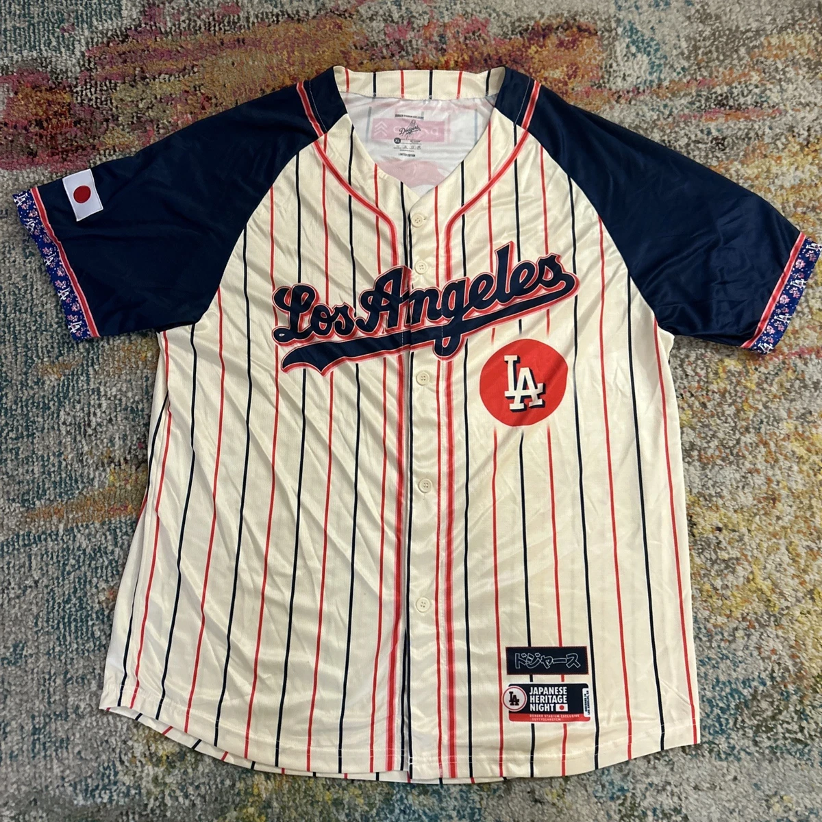 ドジャース ヘリテージ ジャージー 2023 Japanese Heritage Night Jersey SGA Los Angeles Dodgers ( Size
