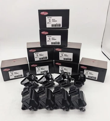 Set of 8 Delphi UF271 12558693 Ignition Coils For Chevy GMC 4.8L 5.3L 6.0L D581 Foto 1 de 4