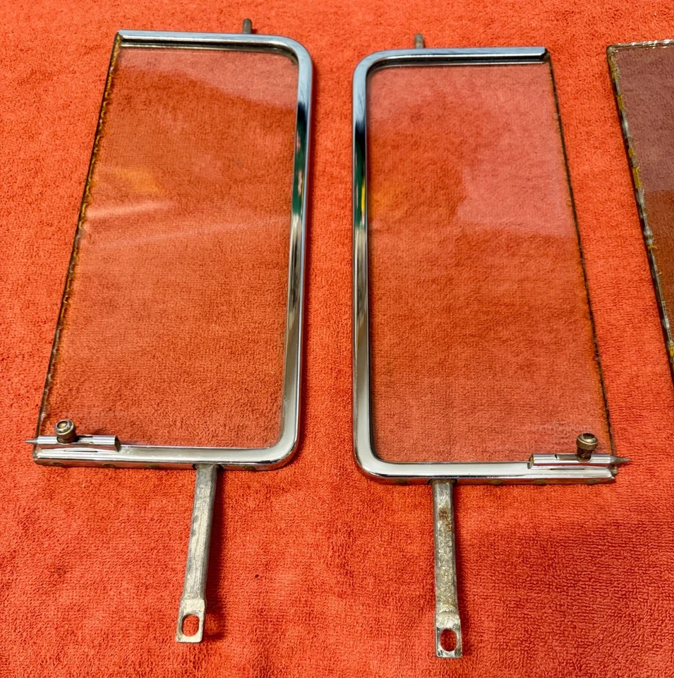 Chevrolet Bel Air 1955 1956 1957 OEM ventana de ventilación marco derecho e izquierdo y vidrio Foto 1 de 4