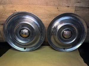 Pair 2X Hubcap 1949 1950 1951 1952 1953 Oldsmobile 88 98 Deluxe 15" Wheel Cover - Picture 1 of 15