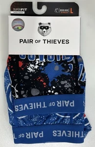 Paquete de 2 calzoncillos boxer grandes de malla súper ajustados negros/royales de Chicago Cubs Thieves - Imagen 1 de 2