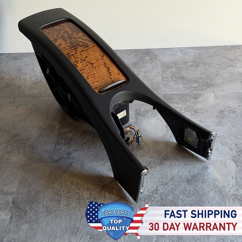 Mercedes W211 E350 E55 2005-2009 consola central reposabrazos unidad de almacenamiento negro OEM Foto 1 de 4