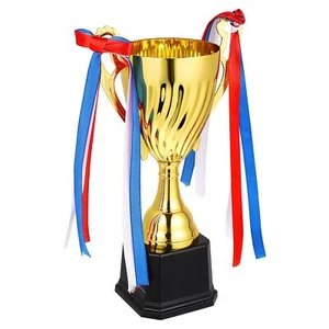 Golden Trophy Cup Large Award Trophy Cup Sports Award Trophy Competitive Trop... - Picture 1 of 9
