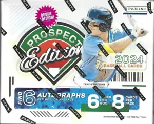 2024 Panini Prospect Edition Baseball Factory Sealed 6 Pack Hobby Box - Picture 1 of 1